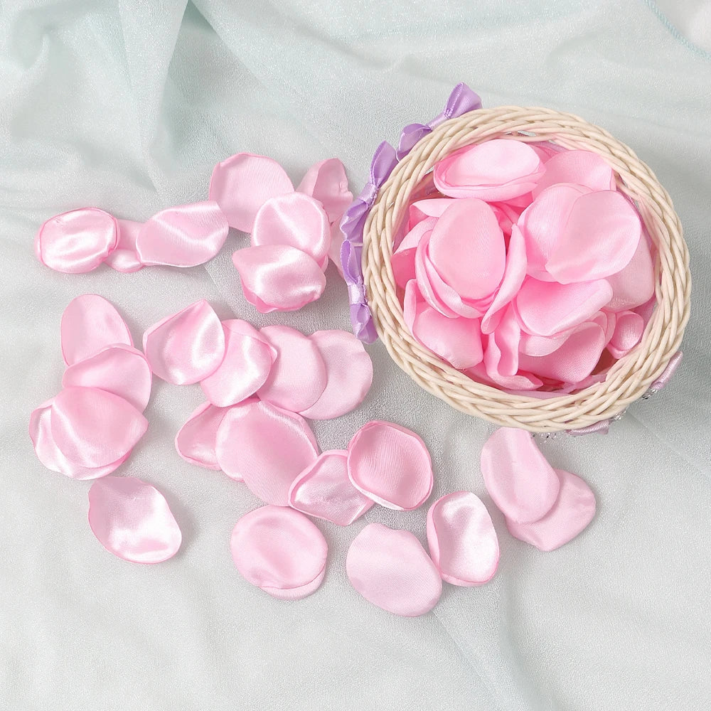 Pink Silk Rose Petals 100/200 Pcs – Wedding & Party Decor Silk Rose Petals Babs
