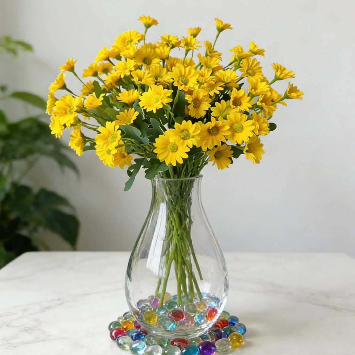 Artificial Silk Daisy Bouquet – Wedding & Home Décor Artificial Flower Bouquet Babs