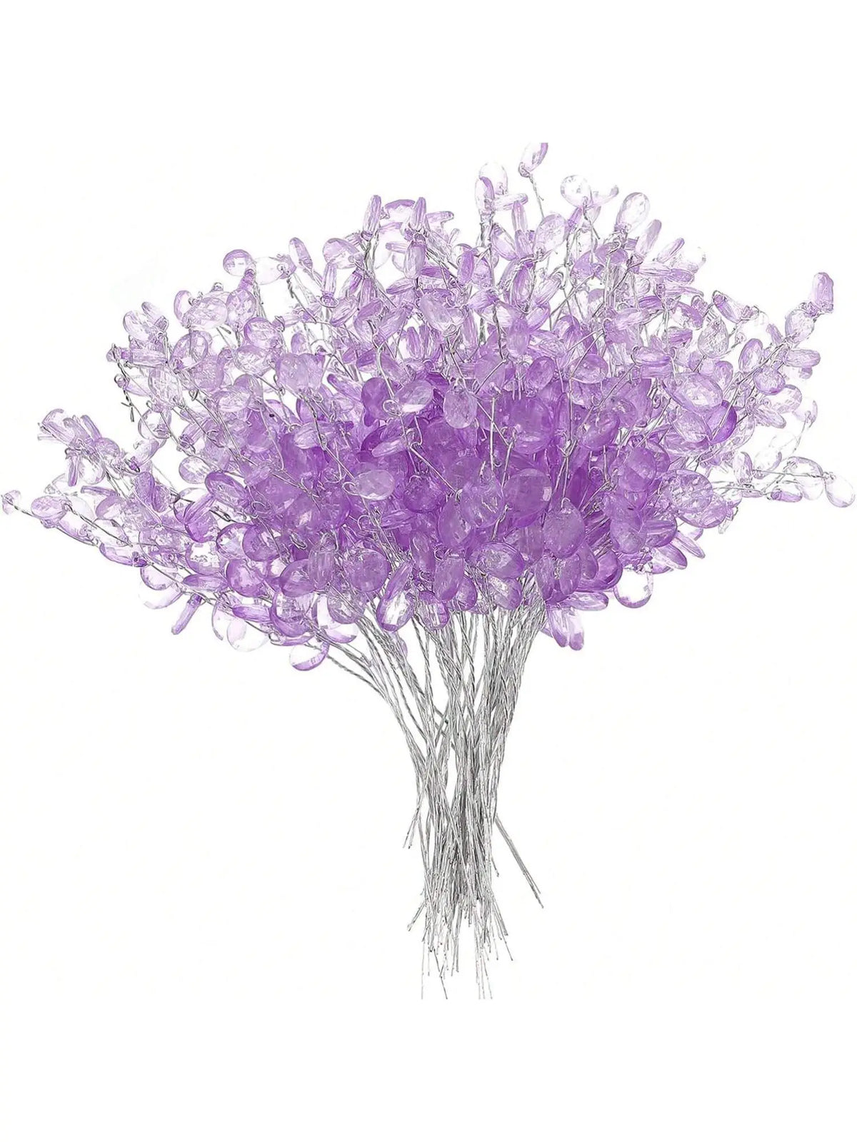 20/40pcs Crystal Acrylic Water Droplets Wedding DIY Decor DIY Craft Decoration Babs PURPLE 20 pcs