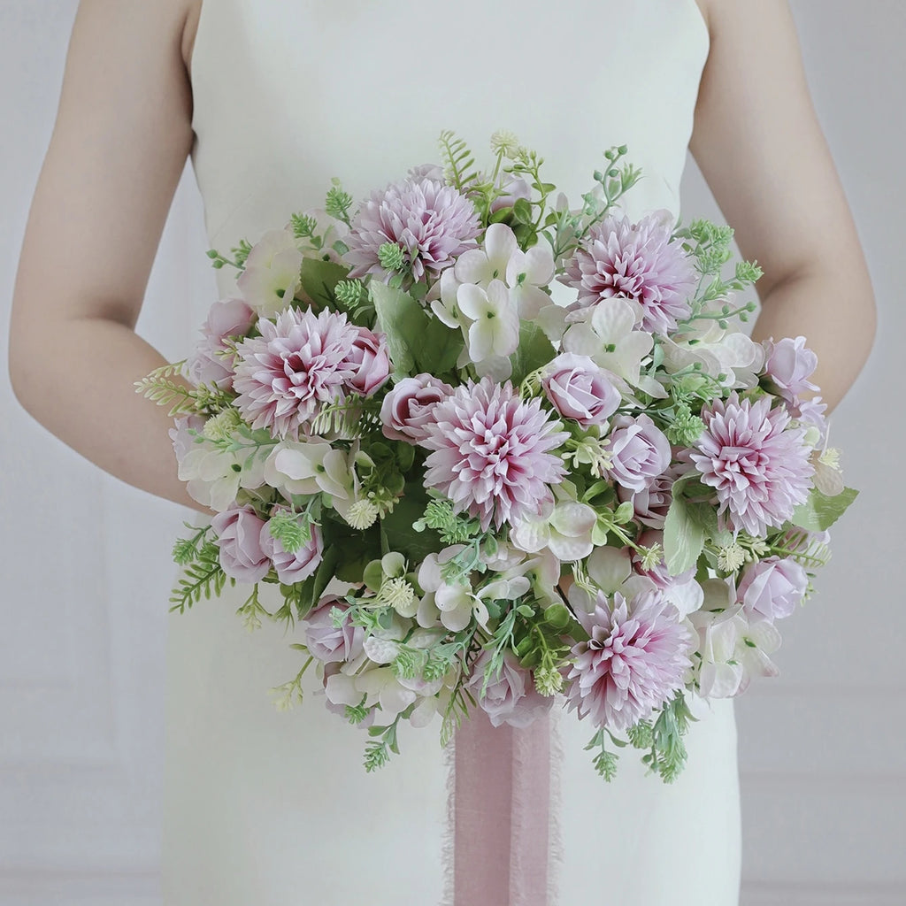 Artificial Silk Rose Bouquet – Wedding & Home Décor Gift Artificial Silk Flowers Babs