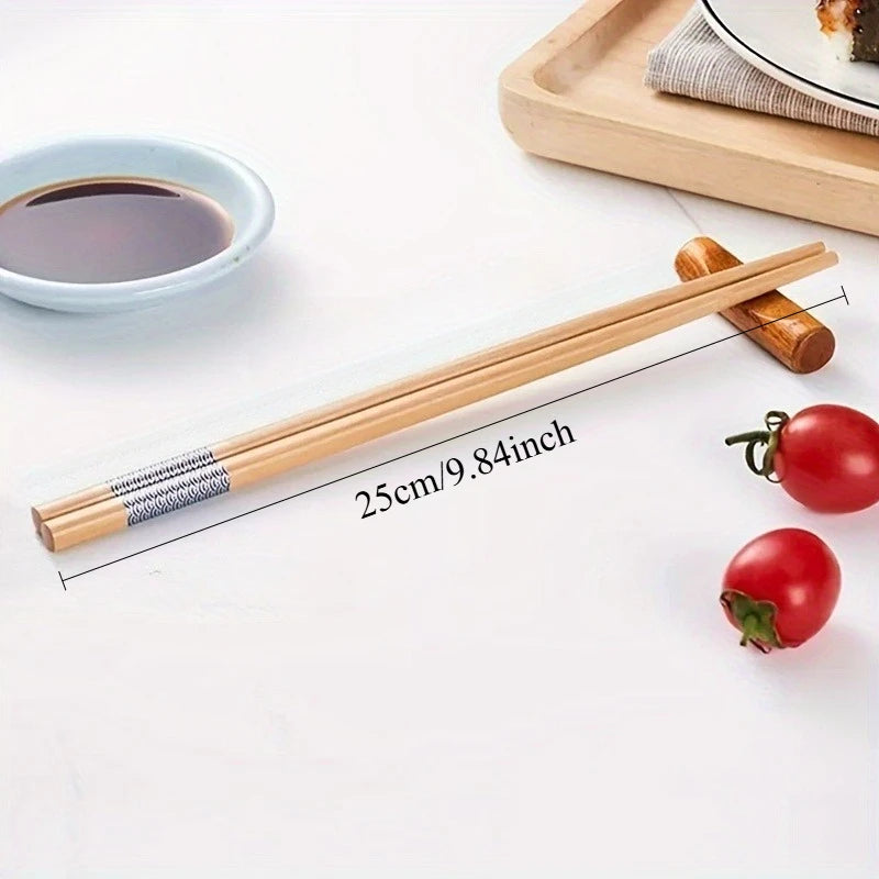 Bamboo Chopsticks – Reusable Long Chinese Tableware Bamboo Chopsticks Babs