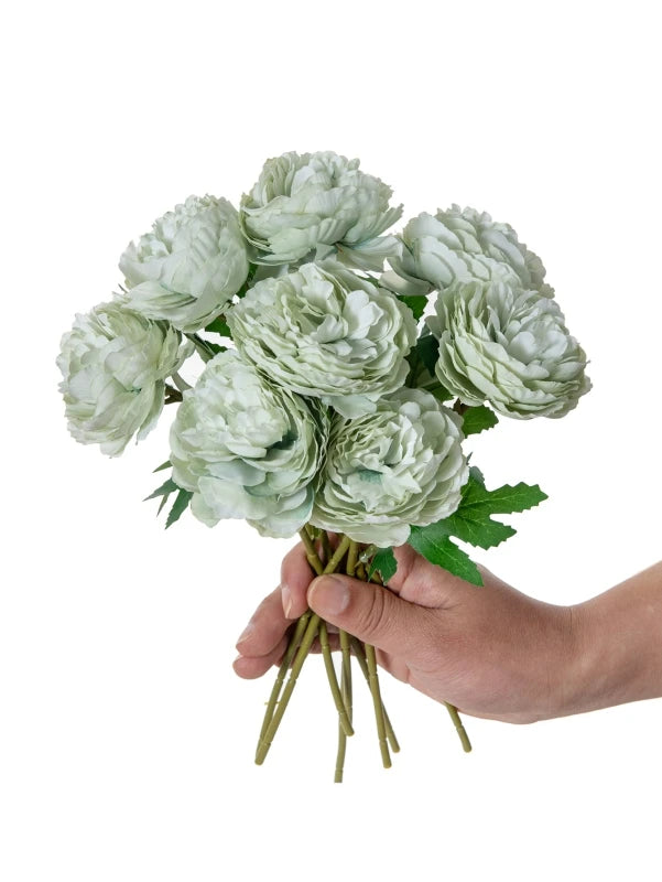 Silk Peony Artificial Flowers – Wedding & Home Décor 10/20 pcs Artificial Silk Flowers Babs Color 7 20 pcs