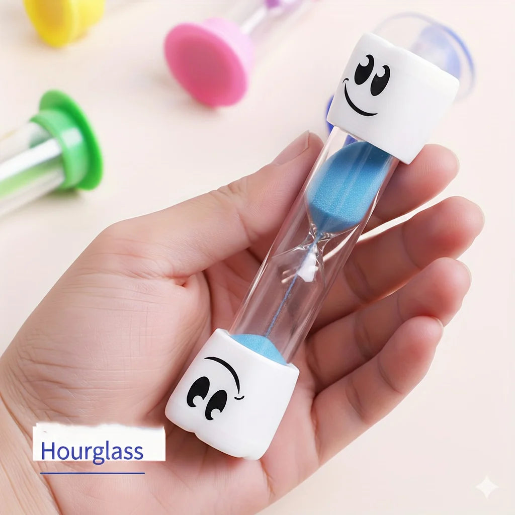 2-Minute Kids Toothbrush Timer Hourglass – Smiling Teeth Toothbrush Timer Babs Blue