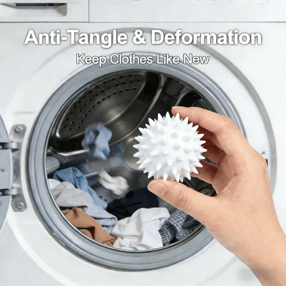 Reusable Silicone Laundry Dryer Balls – Anti-Tangle & Wrinkle Laundry Dryer Balls Babs