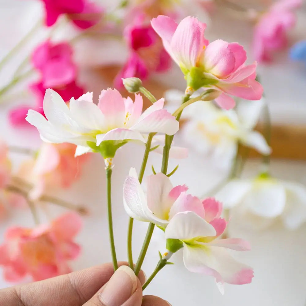 50/100Pcs Silk Artificial Jasmine Flowers – Wedding & Home Decor Artificial Flowers Babs
