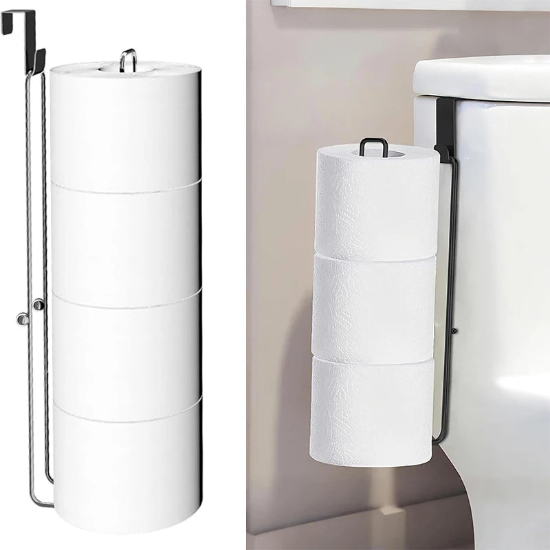 Toilet Paper Holder with Storage – Holds 4 Rolls, Wall Mount Toilet Paper Holder Babs