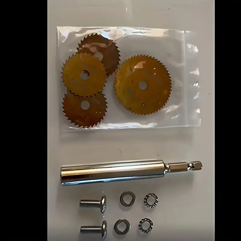 7-Piece HSS Circular Saw Blade Set with Hex Shank | Metal & Wood Circular Saw Blade Set Babs