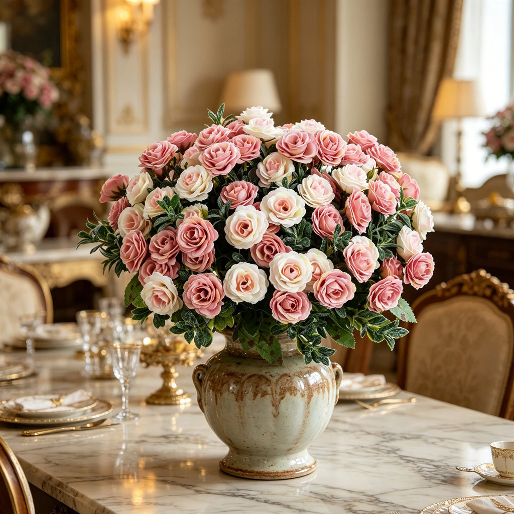 Artificial Silk Rose Bouquet for Weddings, Home & DIY Gifts Artificial Silk Flowers Babs