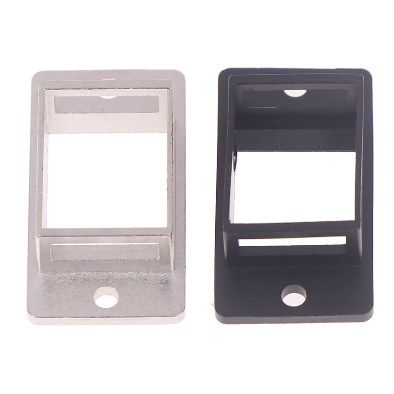 RJ45 1-Port Metal Keystone Panel Mount Bracket Adapter Holder Keystone Panel Bracket Babs