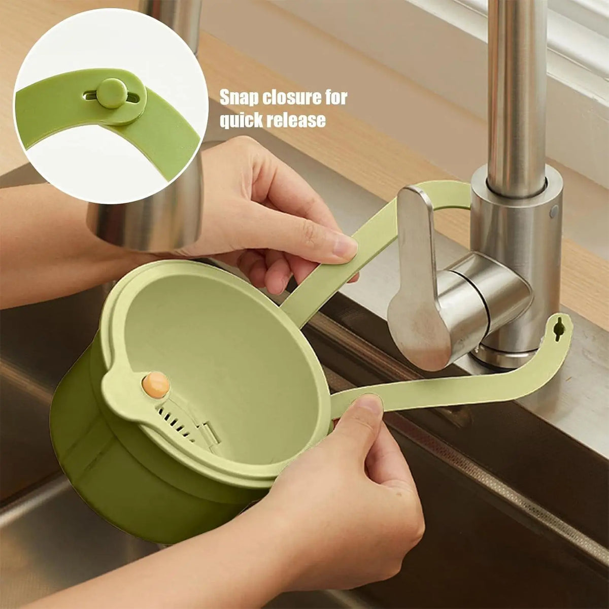 Kitchen Sink Hanging Strainer Basket – Detachable Drain Filter Kitchen Sink Strainer Babs