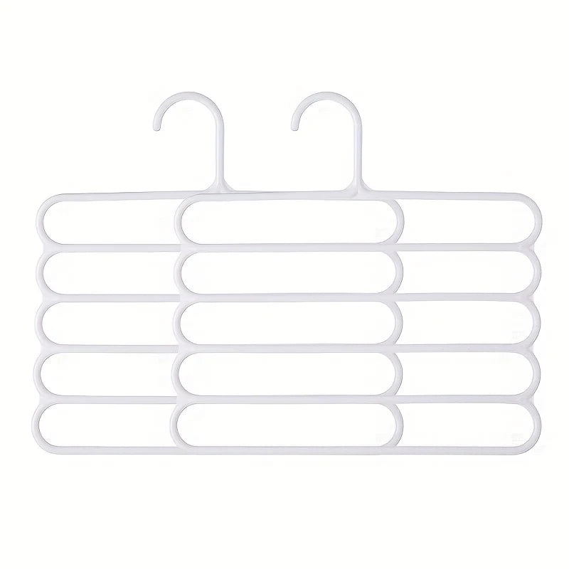 5-Layer Closet Pants Organizer – Space-Saving Clothes Hanger Closet Pants Organizer Babs 2pcs