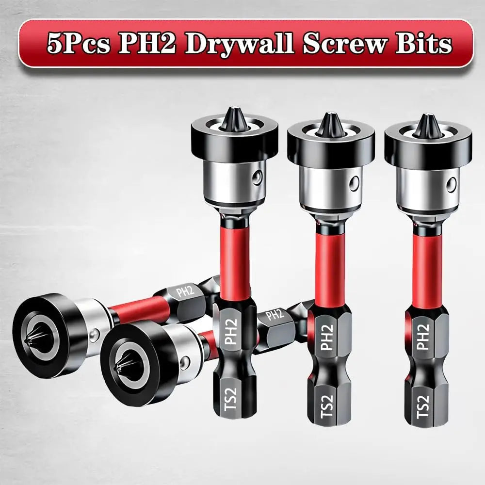 Magnetic S2 Screwdriver Bits – Drywall Locating Bit for Plasterboard Screwdriver Bit Babs
