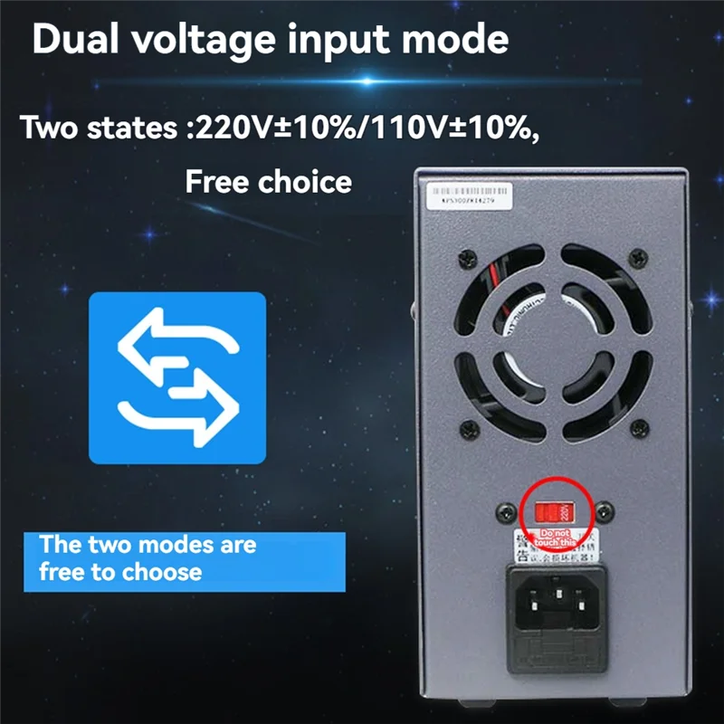 Adjustable DC Bench Power Supply 30V 5A Variable Voltage Regulator Bench Power Supply Babs As Shown US Plug NONE