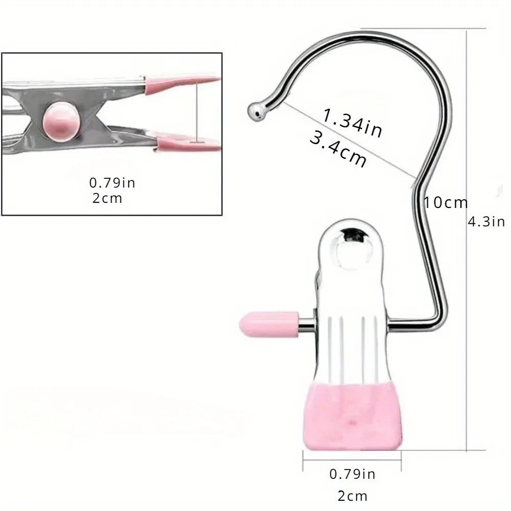 20PCS Boot Hanger Clips – Space-Saving Laundry Hooks & Pins Closet Hanger Clips Babs