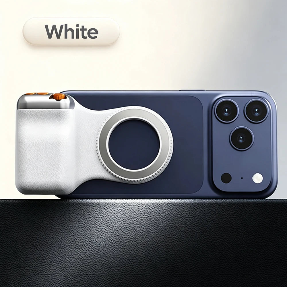 Magnetic Phone Camera Grip Bluetooth Remote Shutter & Zoom Smartphone Camera Grip Babs Only Camera Holder