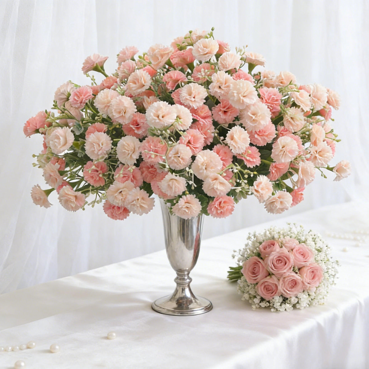 Silk Hydrangea Artificial Flowers – Wedding & Home Décor Artificial Flowers Babs