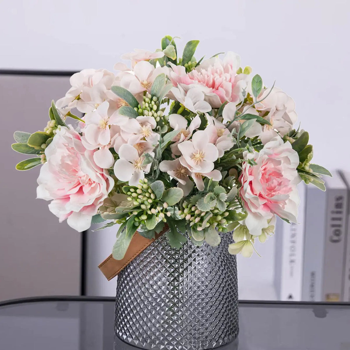Artificial Peony Bouquet – Wedding, Home & Party Décor Artificial Flower Bouquet Babs