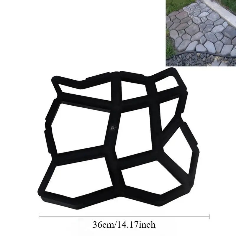 Cement Paving Mold – Embossed Concrete Brick Garden Flooring Concrete Paving Mold Babs A