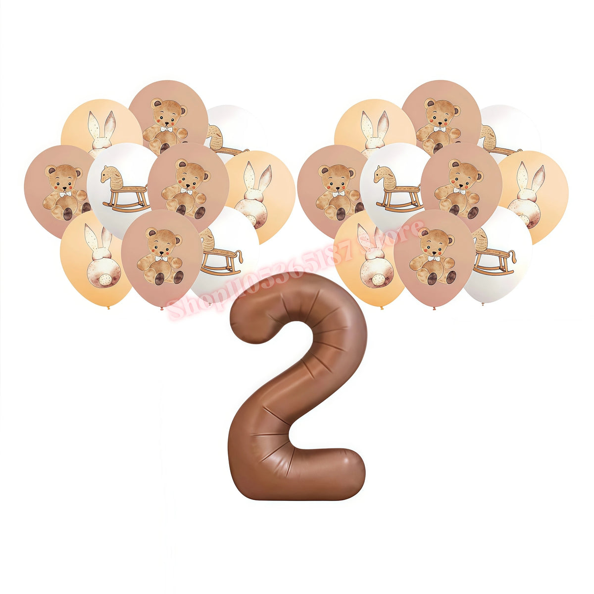 Hello Baby Gender Reveal Party Kit – Balloons, Banner & Decor Party Decoration Kit Babs 19pcs Balloons-2 others