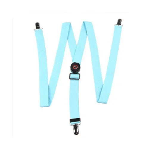 LED Light Up Suspenders & Bow Tie Set – Glow Party Costume LED Costume Accessories Babs blue