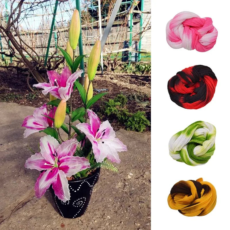 5pcs Nylon Stocking Flower Making Material – DIY Wedding Craft DIY Craft Material Babs