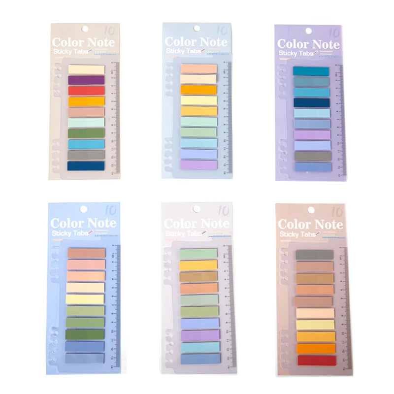 200 Morandi Sticky Tabs – Page Markers & Book Annotation Notes Sticky Index Tabs Babs