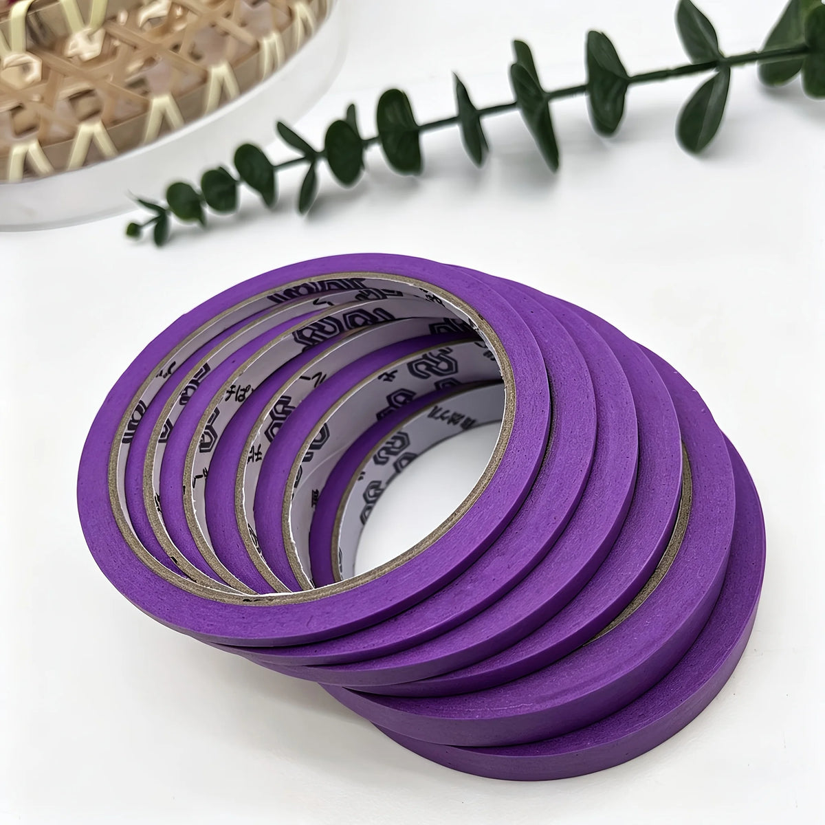 Purple Masking Tape 3–13mm | 3 & 6 Rolls Craft & DIY Tape Craft Masking Tape Babs