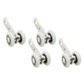 Sliding Door Pulley Block – Metal Bearing Curtain Rail Track Door Track Pulley Babs A 4PCS
