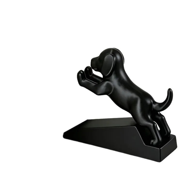 3D-Printed Labrador Doorstop – Cute Decorative Dog Door Wedge Decorative Doorstop Babs A-Black