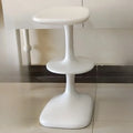 Nordic Minimalist Fiberglass Bar Chair – Modern Barstool Bar Chair Babs White-Matte