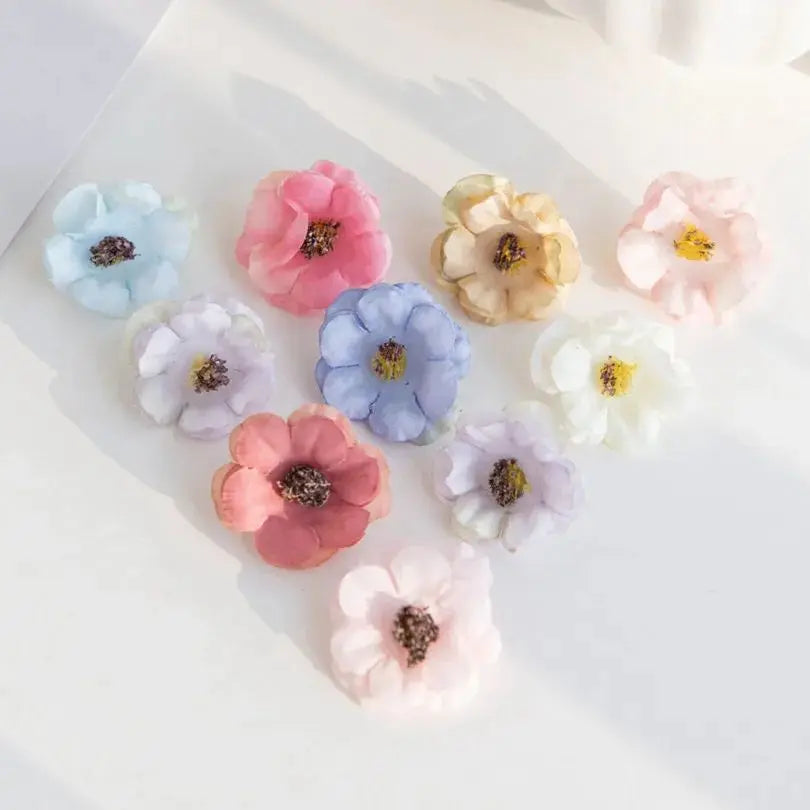 50/100Pcs Artificial Silk Daisy Flowers – UV Protected Wedding Décor Artificial Silk Flowers Babs
