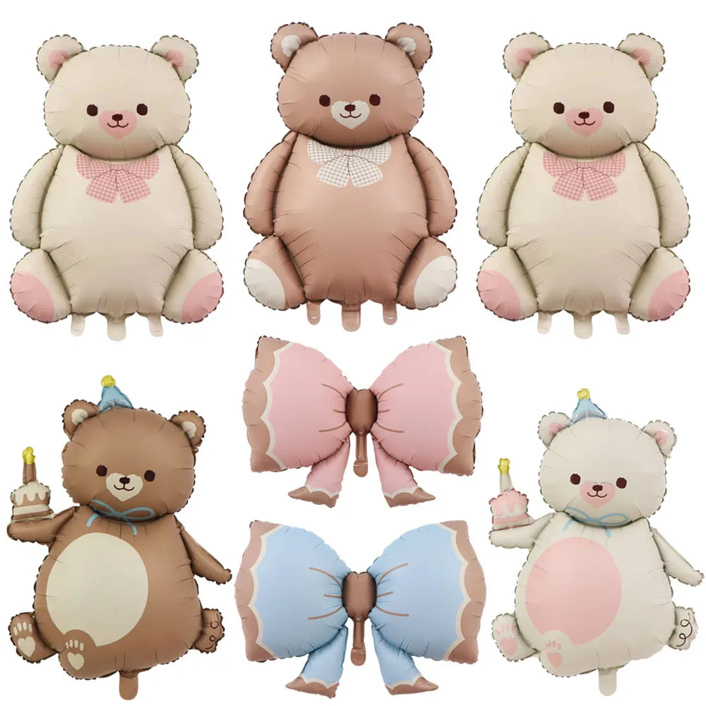 35-Inch Little Bear Foil Balloon – Baby Shower & Party Decor Foil Party Balloon Babs