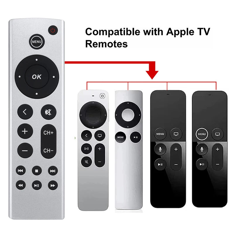 Universal Replacement Remote for Apple TV 4K/HD A2169 A1842 TV Replacement Remote Babs