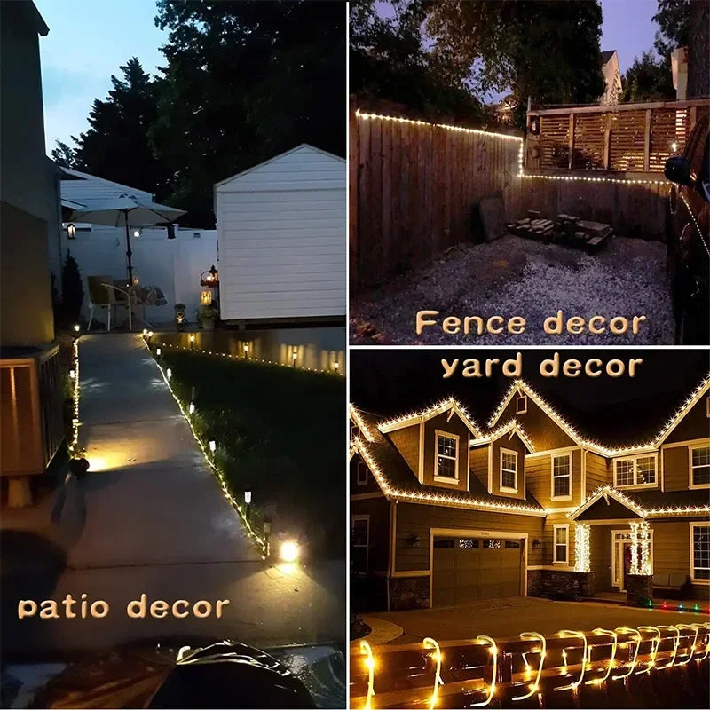 Solar LED String Lights – Waterproof Outdoor Fairy Garden Lights Solar String Lights Babs