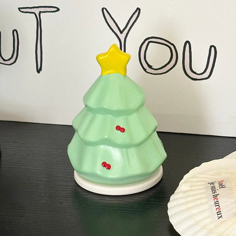 Christmas Tree Toothpick Holder – Vinyl Desktop Decor Organizer Toothpick Holder Babs