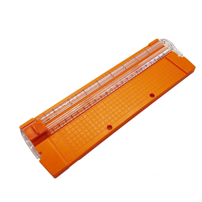 Precision Sliding Paper Cutter – Craft & Scrapbooking Trimmer Paper Trimmer Cutter Babs orange