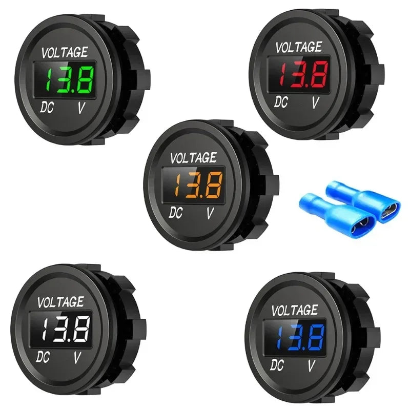 Universal DC LED Digital Voltmeter 5–48V Battery Voltage Monitor Digital Voltage Meter Babs