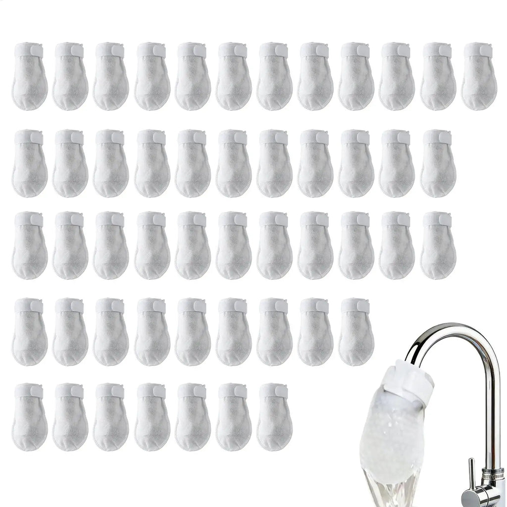 50-Pack Faucet Filter Bags – Anti-Splash Sand & Rust Removal Faucet Filter Bags Babs