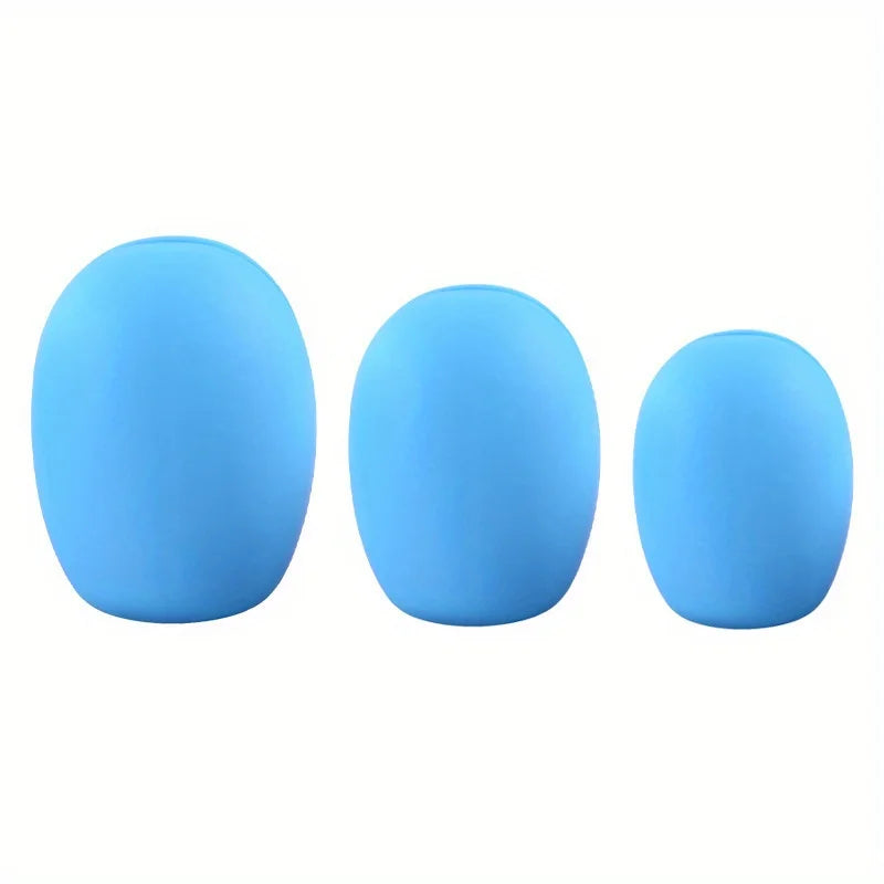 Silicone Makeup Brush Covers – Travel Organizer & Protector Makeup Brush Covers Babs Blue
