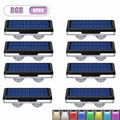 Solar LED Wall Lights 4-8PCS | 9 Modes IP65 Waterproof Outdoor Solar Outdoor Light Babs RGB-8PCS