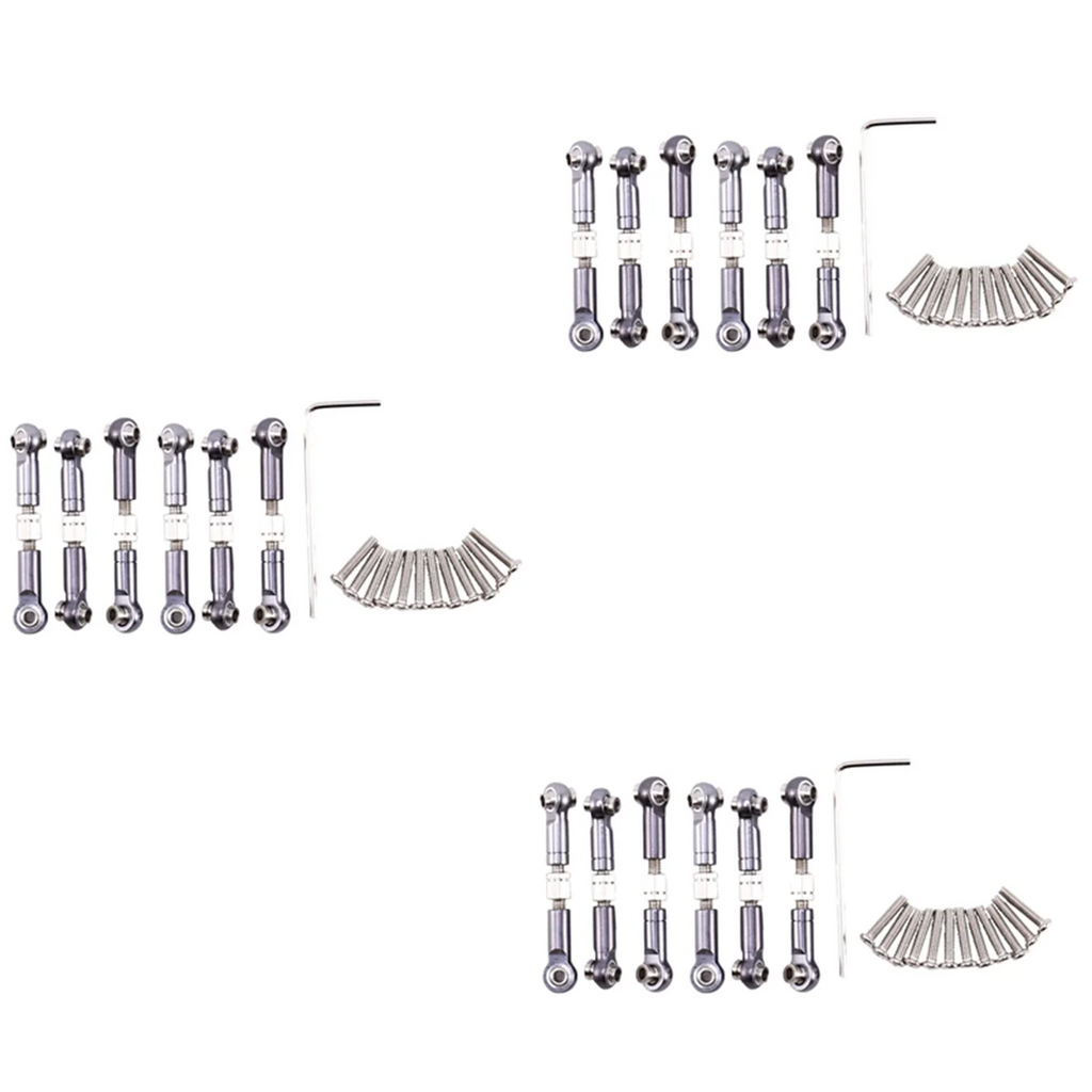 18Pcs Metal Linkage Pull Rod Set for Wltoys A949 A959 A969 A979 RC Car Linkage Rods Babs