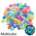Glow in the Dark Pebbles – Garden Walkway & Fish Tank Stones Decorative Garden Stones Babs Multicolor 100Pcs