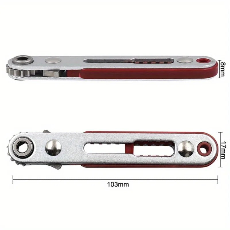 Mini Bidirectional Ratchet Elbow Screwdriver – Flat & Cross Tips Ratchet Screwdriver Babs