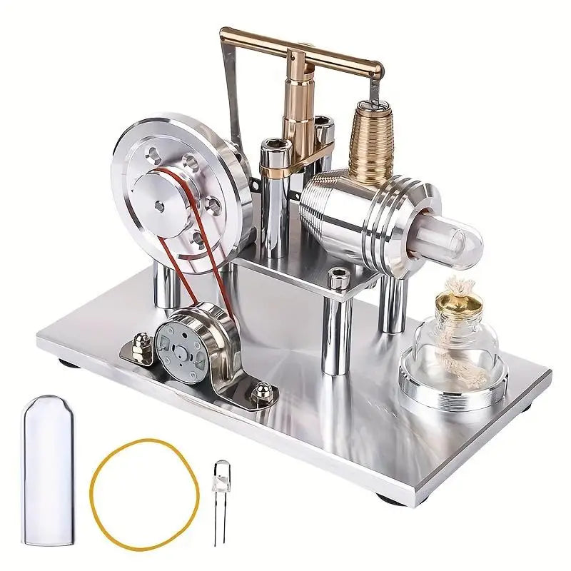 Stirling Engine Model Kit – DIY STEM Science Education Gift STEM Engine Model Kit Babs
