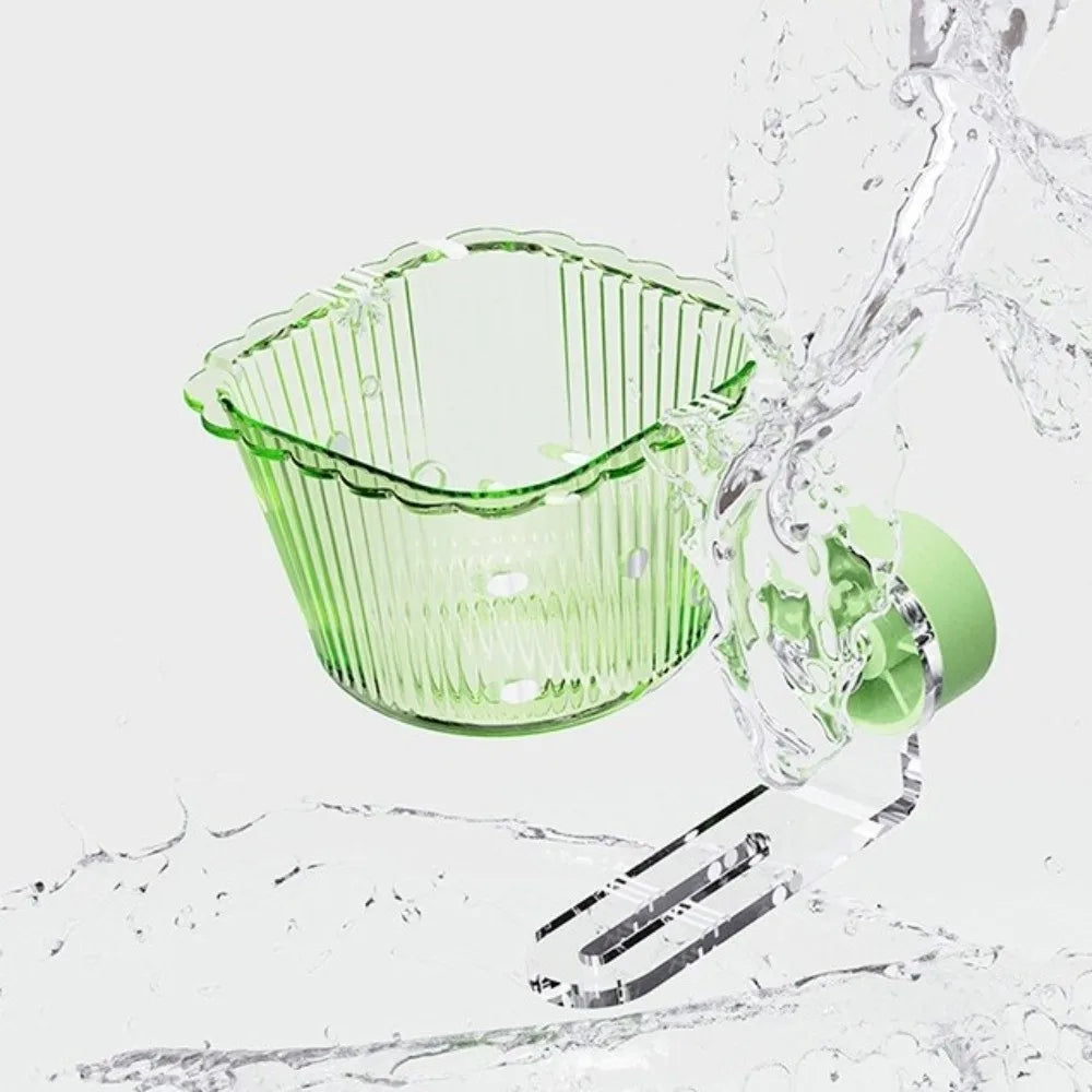 Magnetic Bird Feeder Cage Bowl – Transparent Anti-Splash Bird Cage Feeder Babs