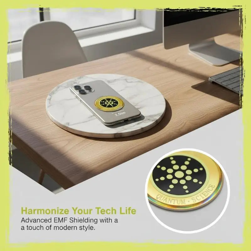 EMF Protection Stickers for Phone, Laptop & Tablet – 2/6 Pcs EMF Protection Sticker Babs