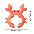 Crab Silicone Utensil Rest – Spoon & Spatula Holder Silicone Utensil Rest Babs Orange