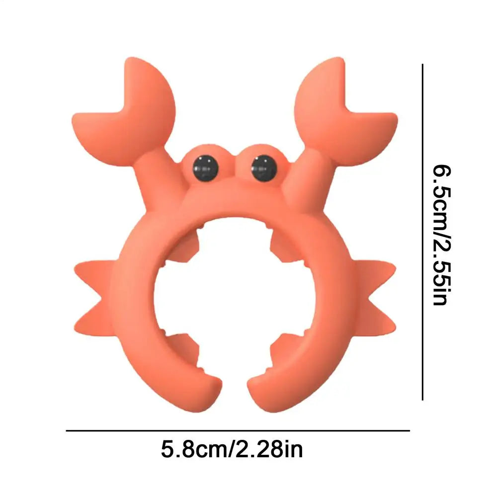 Crab Silicone Utensil Rest – Spoon & Spatula Holder Silicone Utensil Rest Babs Orange