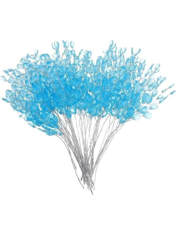 20/40pcs Crystal Acrylic Water Droplets Wedding DIY Decor DIY Craft Decoration Babs Blue 20 pcs