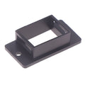 RJ45 1-Port Metal Keystone Panel Mount Bracket Adapter Holder Keystone Panel Bracket Babs Black